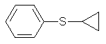 Cyclopropyl phenyl sulfide