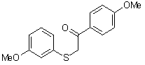 4-Methoxy-a-[(3-Methoxyphenyl)thio] Acetophenone