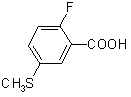 2-Fluoro-5-methylthio benzoic acid