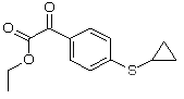 Ethyl 2-[4-(cyclopropylsulfanyl)phenyl]-2-oxoacetate
